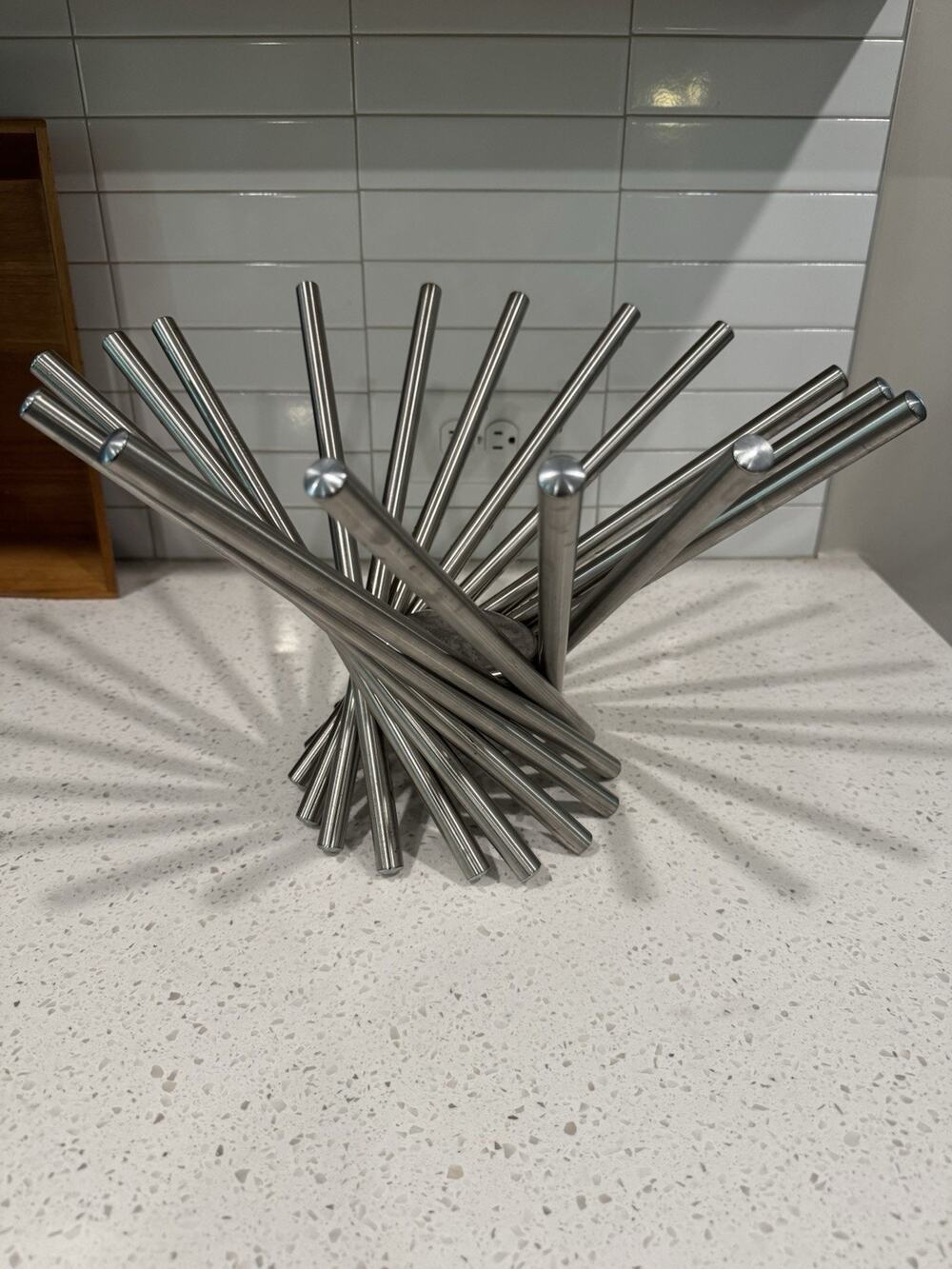 Creative Stainless Steel Rotation Fruit Bowl/Fruit Basket/Fruit Stand/Fruit H...
